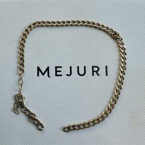Mejuri 14K yellow gold curb bracelet